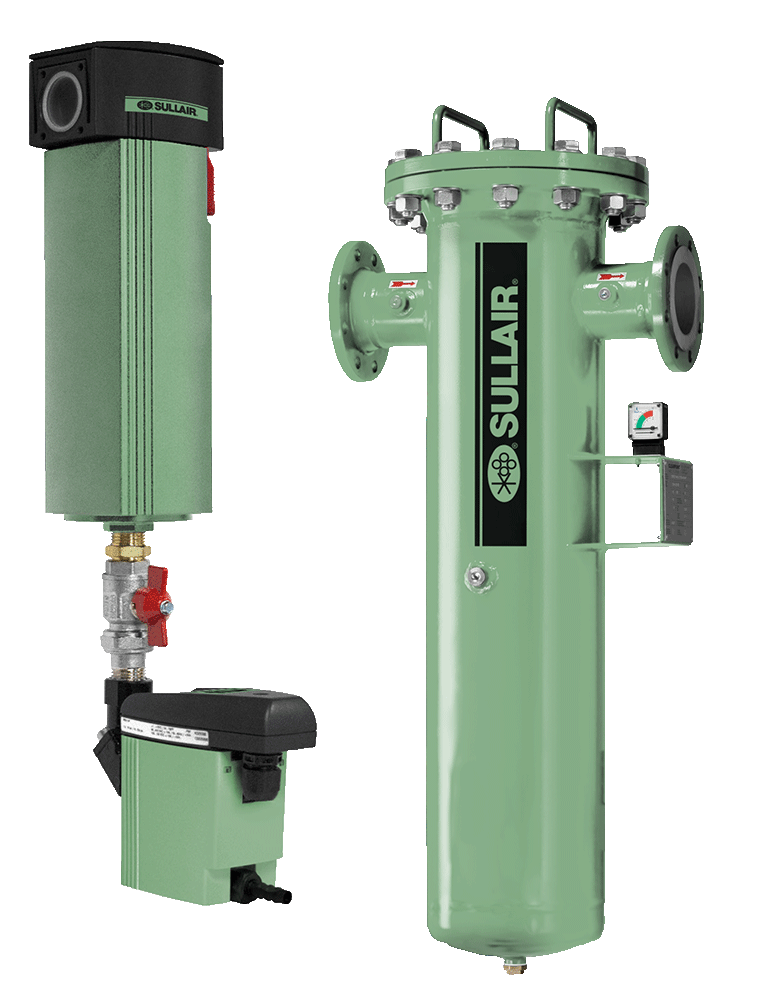 Sullair condensate treatment and filtration products