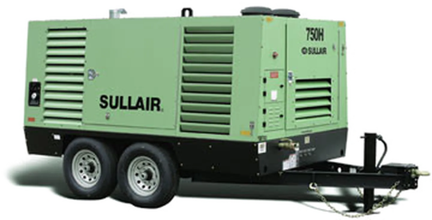 Sullair 900 AF system portable industrial diesel air compressor