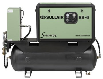 Sullair ES-6 encapsulated industrial electric air compressors
