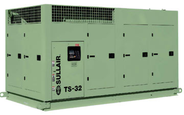 Sullair TS-20, TS-32, TS-32S two-stage variable capacity industrial electric air compressors